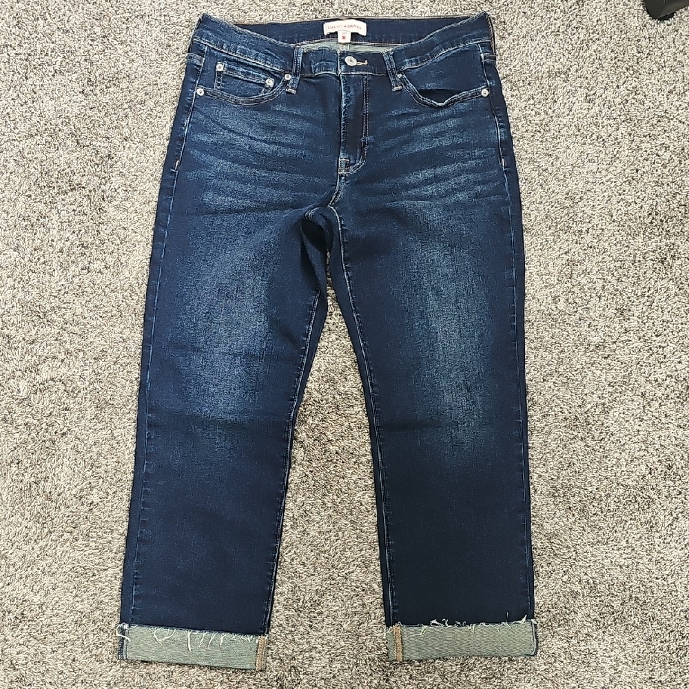 Lucky Brand Blue Ankle Cropped Jeans